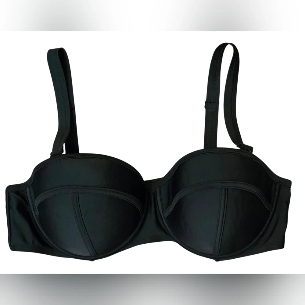 Swimsuits For All Black Bikini Top~EC - Picture 2 of 9